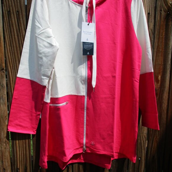 Neon Buddha Colorblock Jacket Lux Leisure Collection Full Zip Pockets Size L NWT - Picture 5 of 11